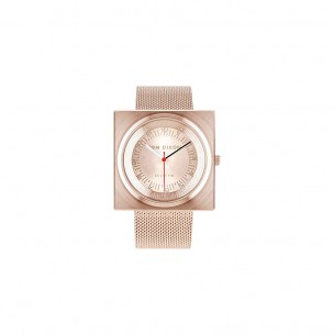 Block Watch Rose Gold Mesh 