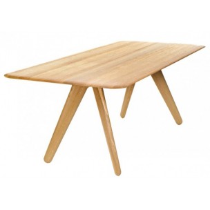 Slab Dining Table Natural / Black Slab Dining Table Natural / Black